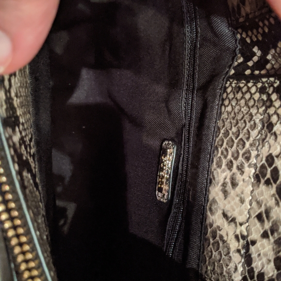 Guess Snakeskin Audrey Satchel - Picture 7 of 7